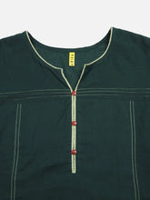 Women Cotton Solid Solid Kurta Trousers